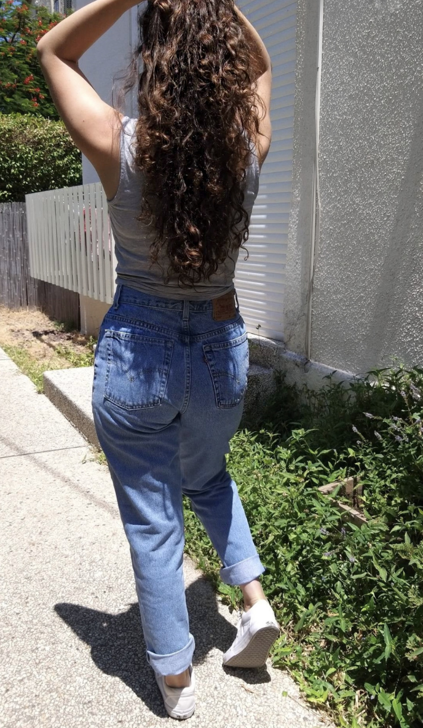 90s Vintage High Waisted Tapered Levis Jeans